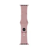 Ремешок Apple Watch 42мм Силикон 2ед. Розовый Песок