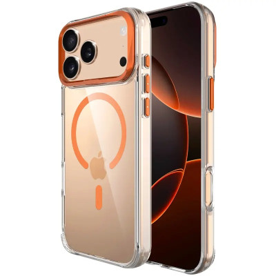 Чехол Накладка Space Apex iPhone 17 Pro Оранжевая (Papaya)