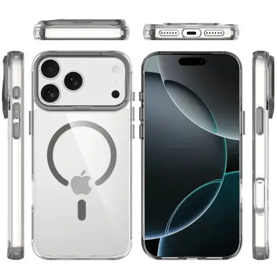 Чехол Накладка Space Apex iPhone 17 Pro Max Серая