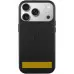 Чехол Накладка Leather Case with MagSafe iPhone 17 Pro Max Черная (AA)
