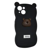 Чохол накладка Hello Bear iPhone 14 Чорна