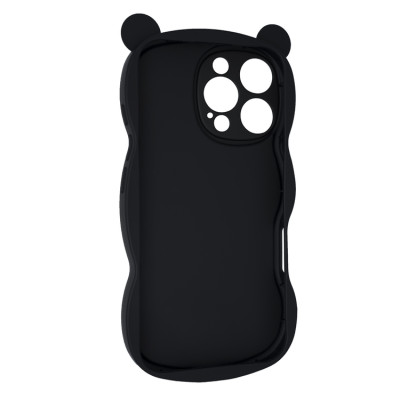 Чехол накладка Hello Bear iPhone 16 Pro Max Черная