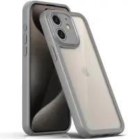 Чохол накладка Transparent + Color 1.5mm iPhone 11 Сіра
