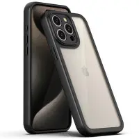 Чехол накладка Transparent + Color 1.5mm iPhone 12 Черная