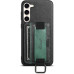 Чехол накладка Wallet and Straps Samsung A245 (A24) Черная
