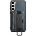 Чехол накладка Wallet and Straps Samsung A245 (A24) Синяя
