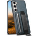 Чехол накладка Wallet and Straps Samsung A245 (A24) Синяя