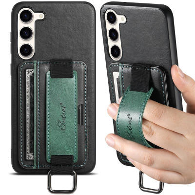 Чехол накладка Wallet and Straps Samsung S23 (S911) Черная