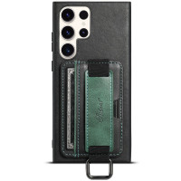 Чехол накладка Wallet and Straps Samsung S24 Ultra (S928) Черная Чехол накладка Wallet and Straps Samsung S24 Ultra (S928) Черная