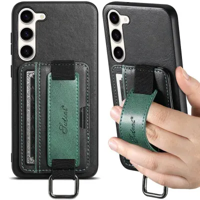 Чехол накладка Wallet and Straps Samsung S24+ (S926) Черная