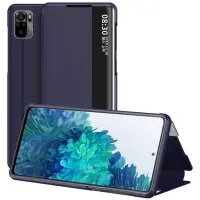 Чехол-книга Smart View Xiaomi Redmi Note 10/Note 10s Синяя