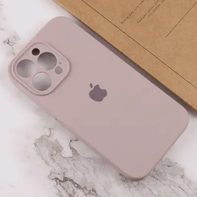 Чехол накладка HC iPhone 15 Pro Серая/Lavender Full