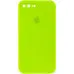 Чехол накладка HC iPhone 7+ Салатовая (Neon Green) Square Full