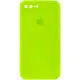 Чохол накладка HC iPhone 7+ Салатова (Neon Green) Square Full