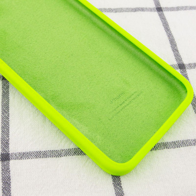 Чохол накладка HC iPhone 7+ Салатова (Neon Green) Square Full