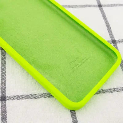 Чехол накладка HC iPhone 7+ Салатовая (Neon Green) Square Full