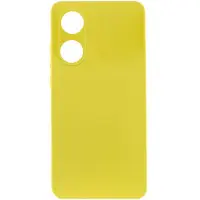 Чехол накладка Lakshmi Full OPPO A78 Желтая/Flash