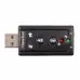 Звуковая карта внешняя USB2.0 - 7.1 Black