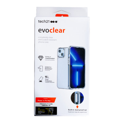 Чехол накладка Evo iPhone 14 Pro Max Прозрачная