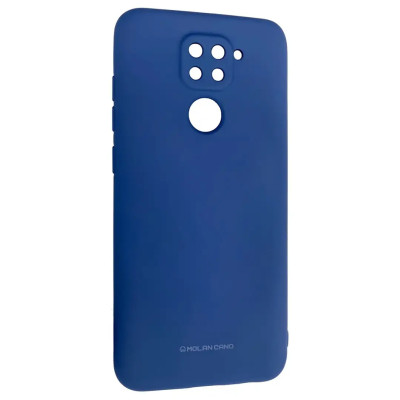 Чохол накладка Molan Smooth Xiaomi Redmi Note 9 Синя