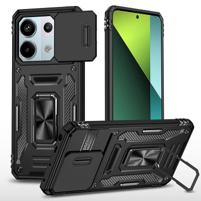 Чохол накладка Camshield Army Ring Xiaomi Poco X6 Pro Чорна