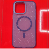 Чехол накладка GROSH MagSafe iPhone 14 Pro Max Фиолетовая