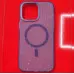 Чехол накладка GROSH MagSafe iPhone 14 Pro Max Фиолетовая
