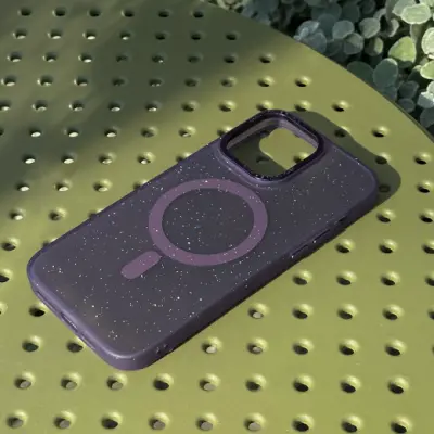 Чехол накладка GROSH MagSafe iPhone 14 Pro Max Фиолетовая