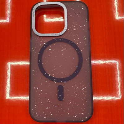 Чехол накладка GROSH MagSafe iPhone 14 Pro Фиолетовая