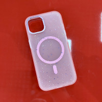 Чехол накладка GROSH MagSafe iPhone 15 Розовая Чехол накладка GROSH MagSafe iPhone 15 Розовая