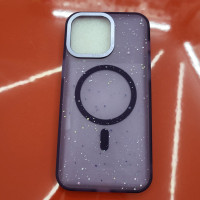 Чехол накладка GROSH MagSafe iPhone 15 Pro Max Фиолетовая Чехол накладка GROSH MagSafe iPhone 15 Pro Max Фиолетовая