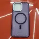 Чехол накладка GROSH MagSafe iPhone 15 Pro Max Фиолетовая