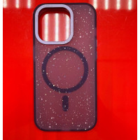Чехол накладка GROSH MagSafe iPhone 15 Pro Фиолетовая