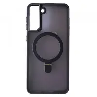 Чехол накладка Matte Ring MagSafe Samsung S711 (S23 FE) Сиреневая