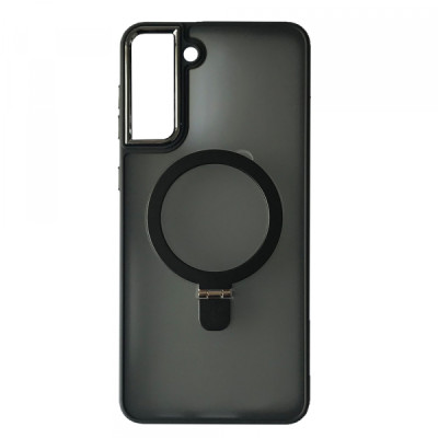 Чехол накладка Matte Ring MagSafe Samsung S711 (S23 FE) Черная