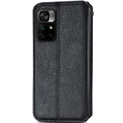 Чехол-книжка Getman Cubic Xiaomi Poco M4 Pro 5G Черная Чехол-книжка Getman Cubic Xiaomi Poco M4 Pro 5G Черная