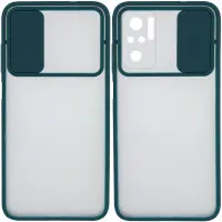 Чехол накладка Camshield Xiaomi Poco M4 Pro 5G Зеленая