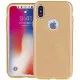 Чехол накладка Shine iPhone X / XS Золотая