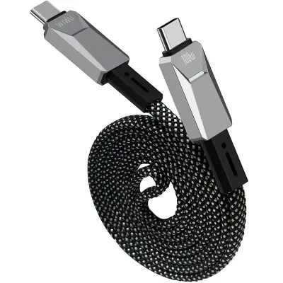 Кабель Wiwu Warriors 100W Type-C to Type-C 1м C078 Кабель Wiwu Warriors 100W Type-C to Type-C 1м C078