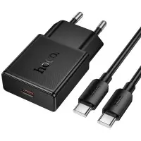 МЗП Hoco N72 1USB-C 20W Type-C to Type-C Черный МЗП Hoco N72 1USB-C 20W Type-C to Type-C Черный