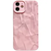 Чехол накладка Texture  iPhone 11 Розовая