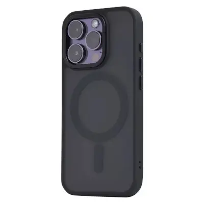 Чехол накладка OC Matte MagSafe iPhone 12/12 Pro Черная Чехол накладка OC Matte MagSafe iPhone 12/12 Pro Черная