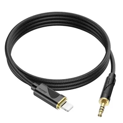 Кабель AUX Hoco UPA30 1м Черный (3.5 male to Lightning) Кабель AUX Hoco UPA30 1м Черный (3.5 male to Lightning)
