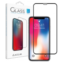 Защитное стекло  Acclab 3D iPhone X/XS/11Pro Черное