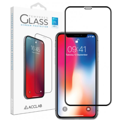 Захисне скло Acclab 3D iPhone XS Max/11Pro Max Чорне