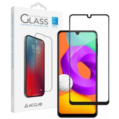 Защитное стекло Acclab 3D Realme C11 (2021) Чёрное