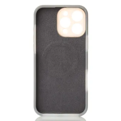 Накладка Liquid MagSafe iPhone 13 Pro Сіра (Stone Gray) Накладка Liquid MagSafe iPhone 13 Pro Сіра (Stone Gray)