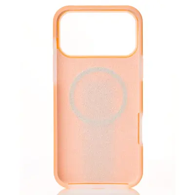 Чохол Накладка Liquid MagSafe iPhone 17 Pro Max Помаранчева