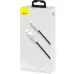 Кабель дата Baseus Cafule Metal Type-C to Lightning 1м Чёрный