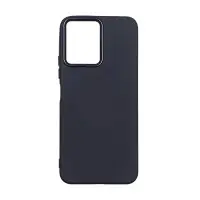 Чехол накладка Silicone Cover Metal Frame Samsung A24 (A245) Черная